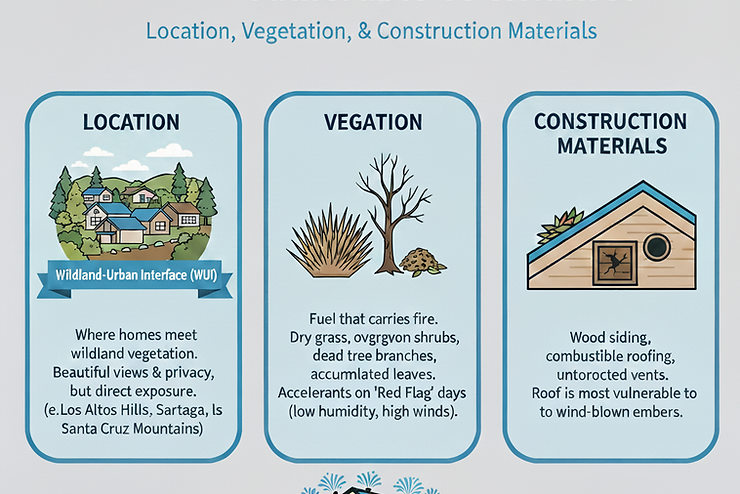 Wildfire Risk To SF Bay Area Properties
