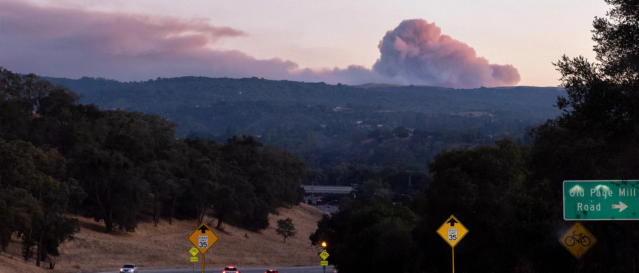 Palo Alto foothills and Arastradero area showing the transition from Stanford campus to wildland terrain
