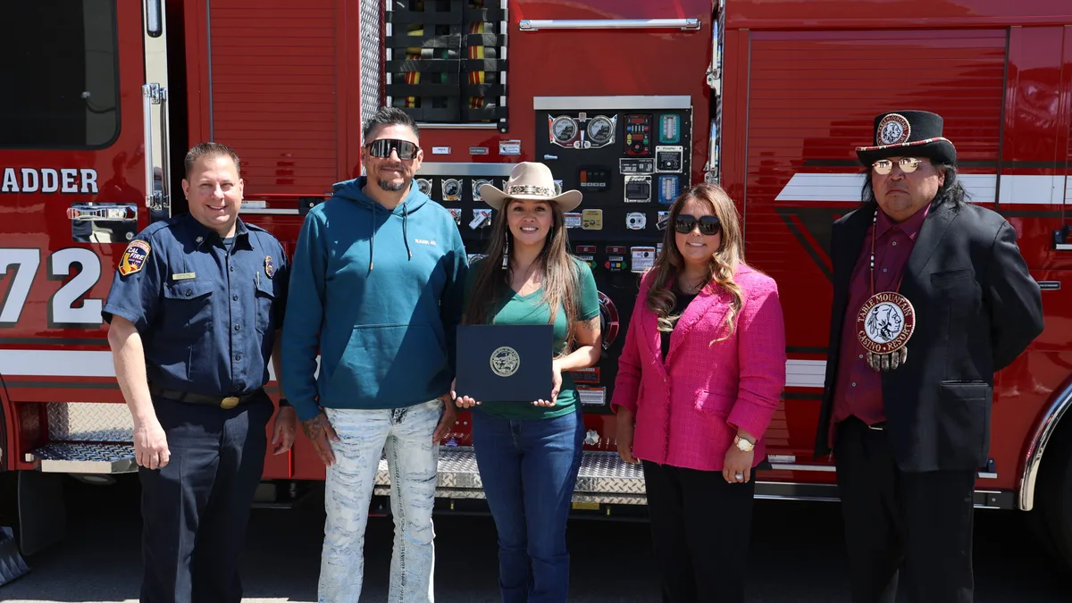California residents gathered for a community wildfire preparedness meeting and planning session