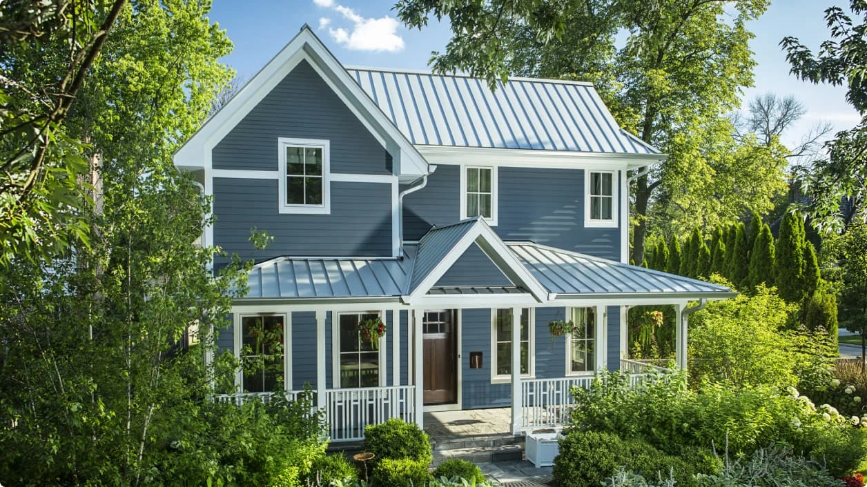 James Hardie HardiePlank fiber cement siding installed on a home exterior